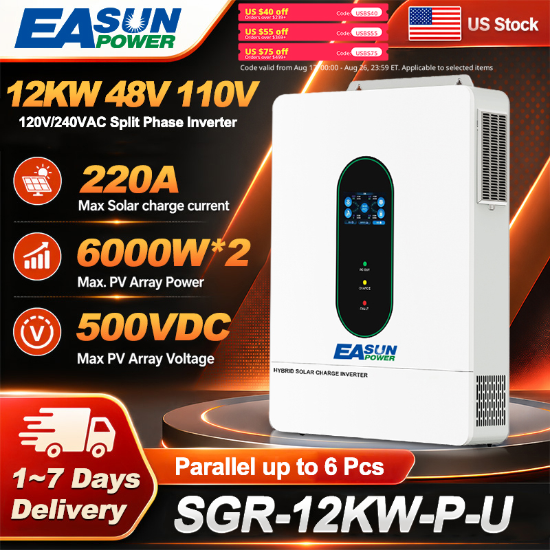 Grid Tie Inverter Limiter 2000W - Inversor Solar EASUN POWER 12KW de