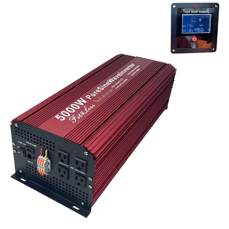 Inversor de Onda Senoidal Pura - Pure Sine Wave Inverter 5000W 48V 220V avaliação e preço